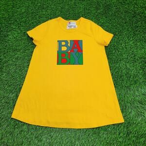 Vintage 90s Baby Shirt Womens Small 18x25 Yellow